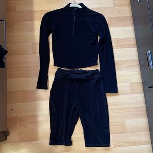 Sweater and biker set